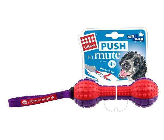6182 Push To Mute Dambıl Ses Kont.18 cm Köpek Oyun - 1
