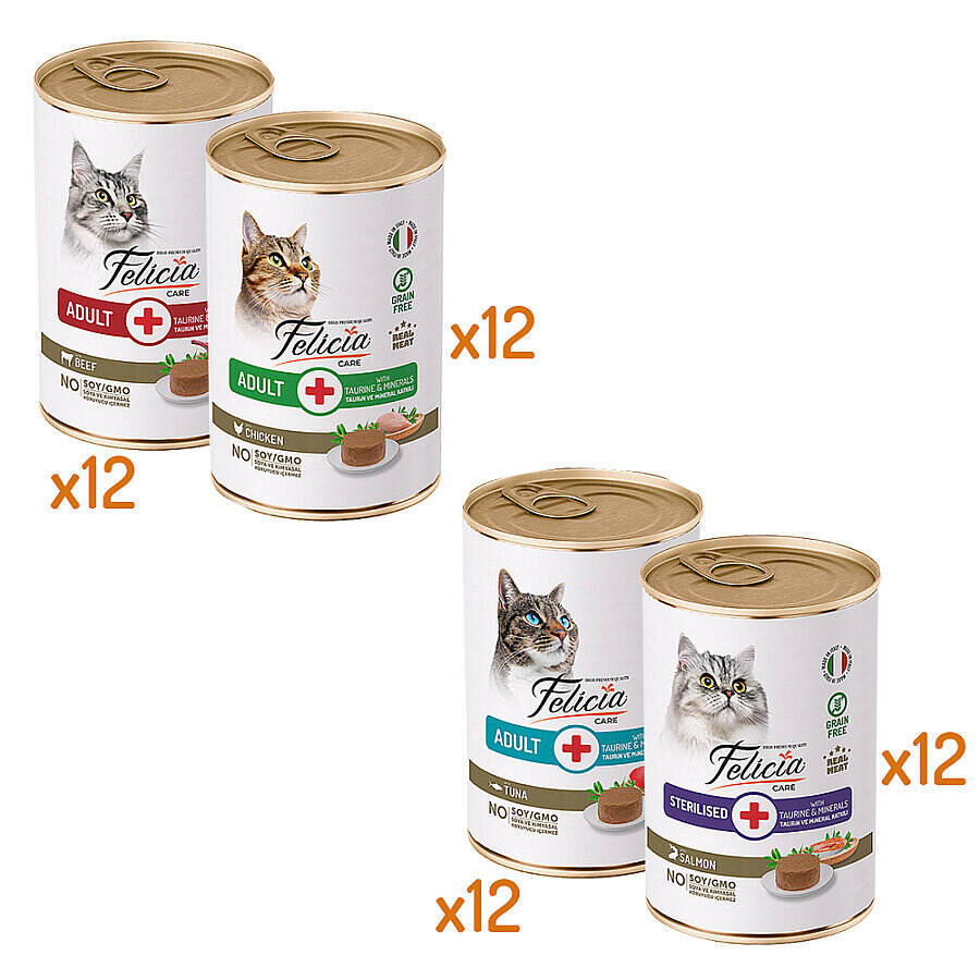 Felicia 400 gr Kedi Konservesi Kamp. _ 4 Koli - 1