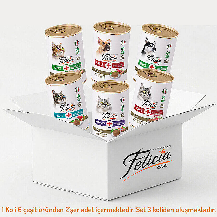 Felicia 400 gr Mix Konserve Kamp. _ 3 Koli - 1