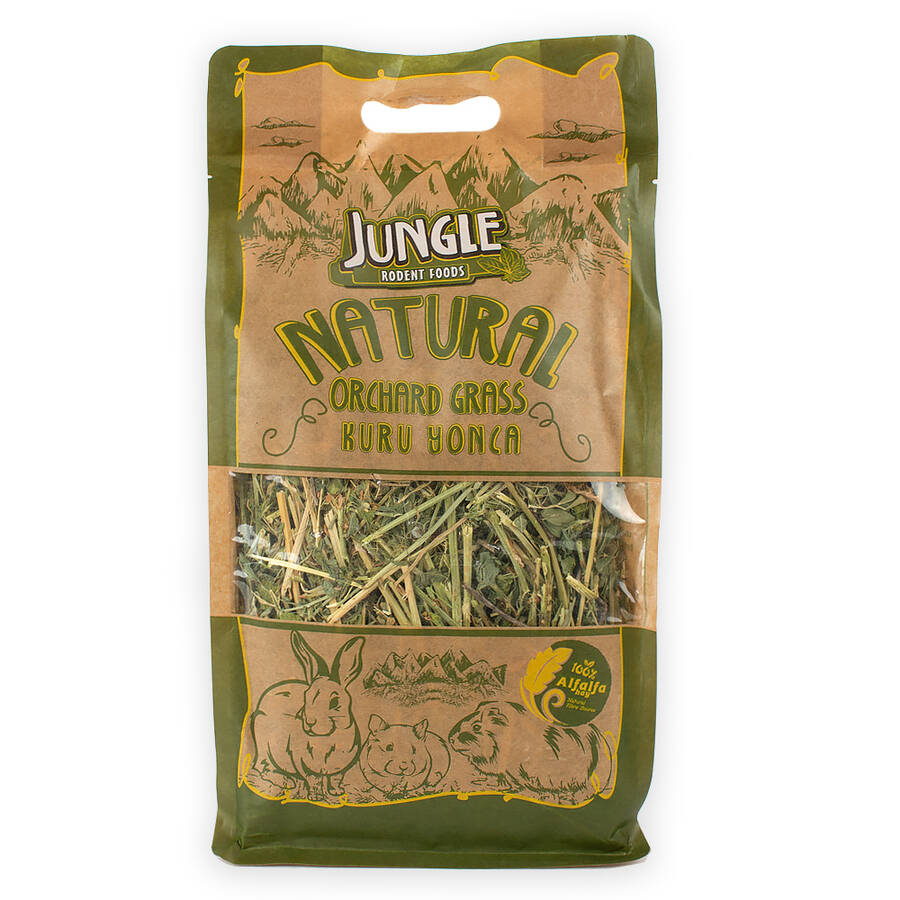 Jungle Kraft-6 Adet  Kuru Yonca Kemirgen Otu 350gr - 2