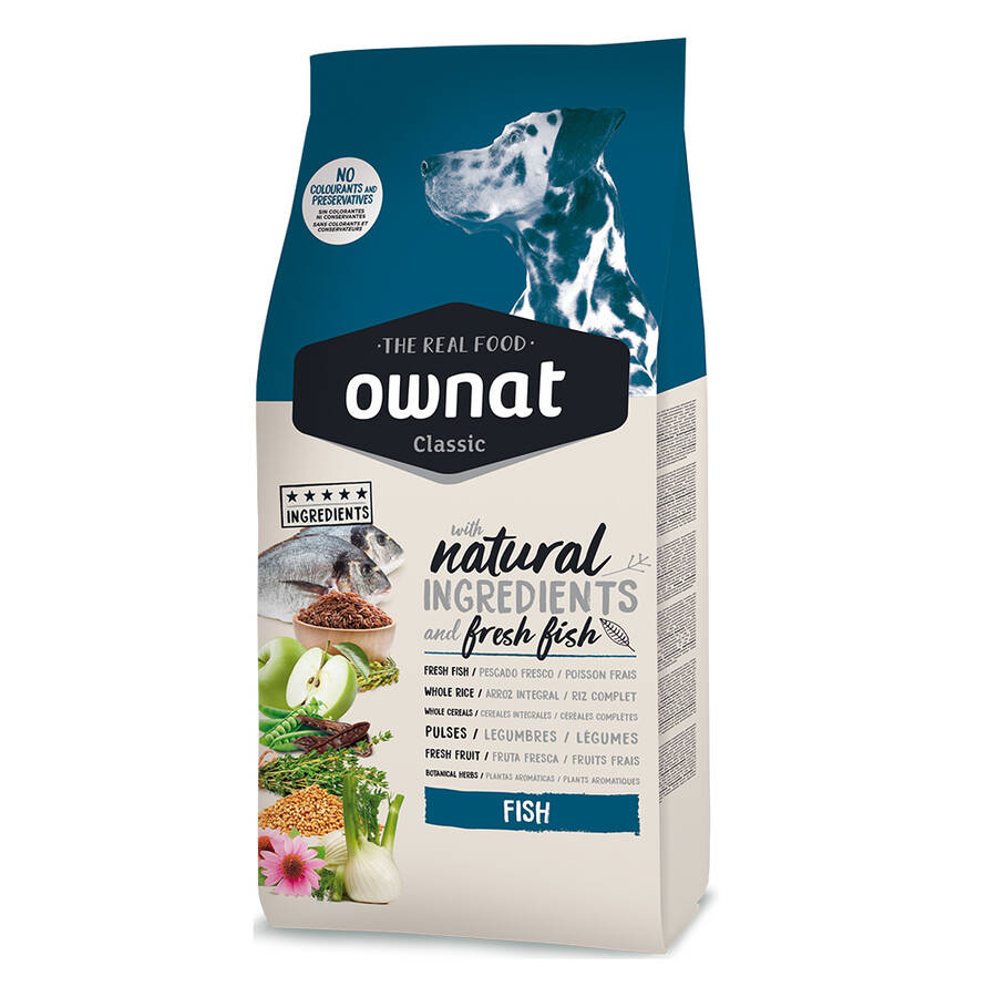 Ownat 12 kg Balıklı Classic Adult Köpek Maması - 1