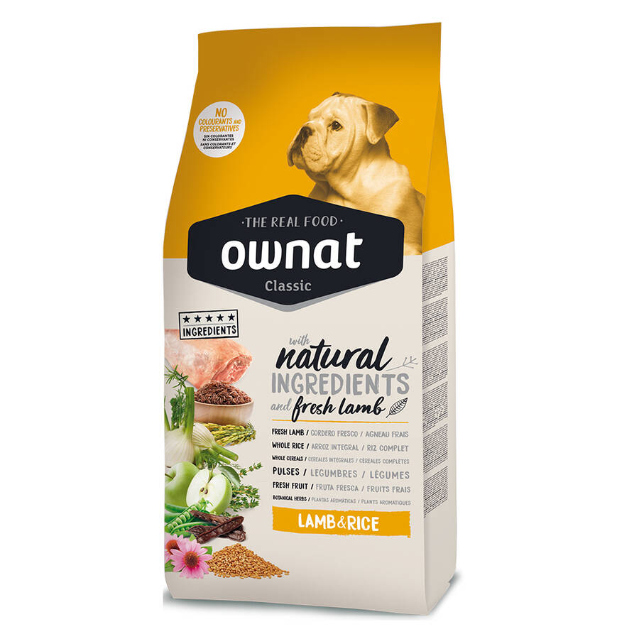 Ownat 12 kg Kuzulu&Pirinçli Classic Adult Köpek Maması - 1