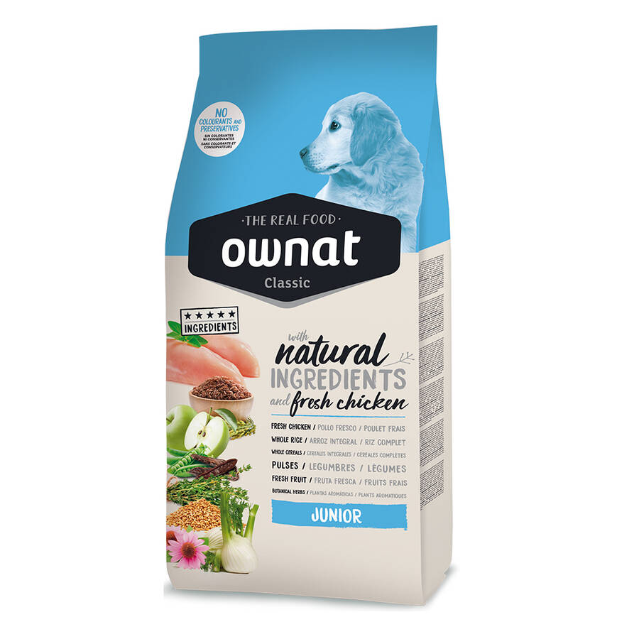 Ownat 12 kg Tavuklu Classic Junior Köpek Maması - 1