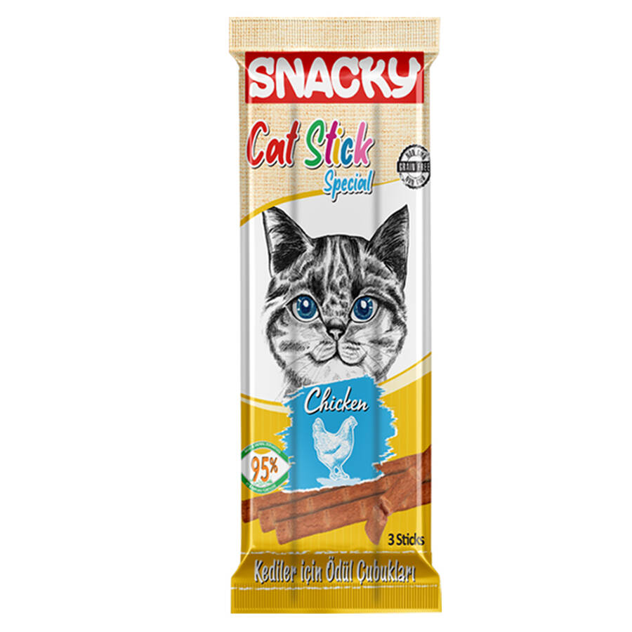 Snacky Kedi Stick Ödül Tavuklu 3*5 gr-50 Adet - 2