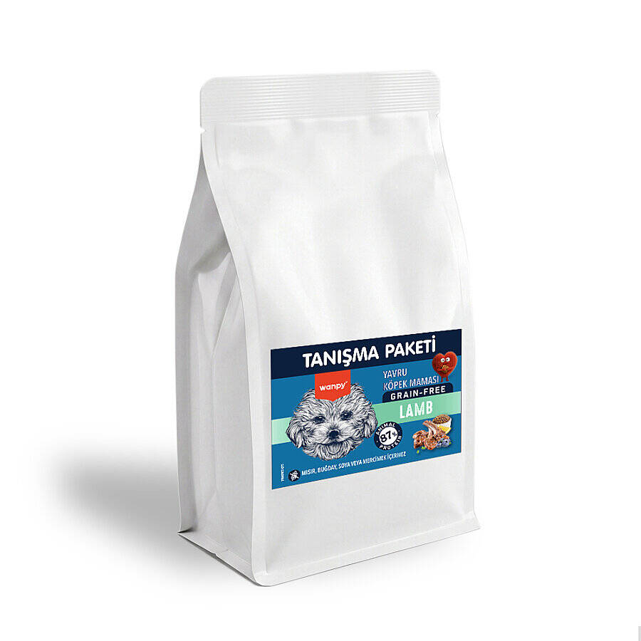 Wanpy Tahılsız Somonlu Yavru Köpek Maması 500 gr - 24 Adet - 2