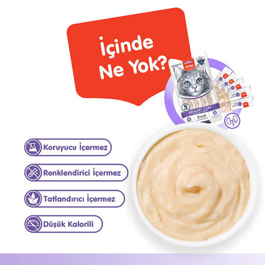 Wanpy Urinary Care Ördek&Tavuk 12'li-F.Krema Ödül 5x14gr - 3